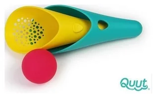 Quut Zestaw 2 łopatek z piłeczką blue Cuppi - Zabawki do kąpieli - miniaturka - grafika 3