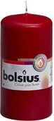 Świece - Bolsius Świeca pieńkowa 120/60 bordowa - miniaturka - grafika 1