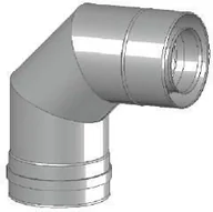 Złącza i kolanka wentylacyjne - Jeremias Kolano fi 60/100 87st TWIN22060/100 - miniaturka - grafika 1