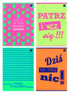 Inter-druk Zeszyt A5 60k. Flu fsc mix credit linia AA281INT - Zeszyty szkolne - miniaturka - grafika 2