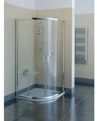 Kabiny prysznicowe - Ravak Blix BLCP4 80x80 profil biały szkło transparentne z powłoką AntiCalc 3B240100Z1 - miniaturka - grafika 1