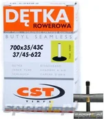 Dętki rowerowe - CST Dętka 700 x 35/43C TR4B SV-40mm Schrader gwintowany - miniaturka - grafika 1