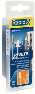 Rapid Nity wzmocnione  śr. 4 x 14 mm 50 szt. - Nity - miniaturka - grafika 2