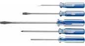 Śrubokręty - Top Tools wkrętaki, komplet 5 sztuk, niebieskie, 39D105 - miniaturka - grafika 1