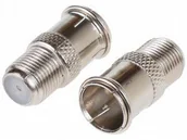 Złącza, przejściówki, adaptery - ABCVISION PRZEJŚCIE F-WS/F-G*P100 OPAKOWANIE 100 SZT. - miniaturka - grafika 1