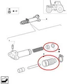 Części i akcesoria do maszyn rolniczych - CNH ZESTAW USZCZELEK WYSPRZĘGLIKA 9960040 - miniaturka - grafika 1
