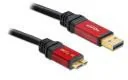Kable USB - Delock Kabel USB 3.0-A micro-B męskie / męskie3 m Premium 82762 - miniaturka - grafika 1