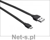 Kable USB - Trust Flat Micro-USB Cable 1m - black (20135) - miniaturka - grafika 1