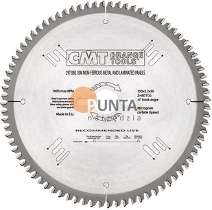 CMT Piła do aluminium 190 x30 296.190.40M (29619040M) - Tarcze do pił - miniaturka - grafika 2