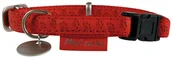 Obroże dla psów - Zolux Obroża regulowana Mac Leather 20mm kolor czerwony - miniaturka - grafika 1