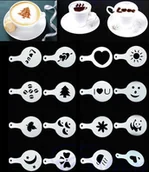 Pozostałe akcesoria kuchenne - Kontext Wzorniki do dekoracji kawy, szablony, 16 szt. - miniaturka - grafika 1