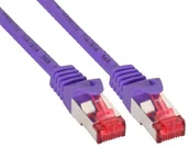 Kable miedziane - InLine 76420p S/FTP Patch cable ( MHz, PCW, miedź, 20 m) Liliowy 76420P - miniaturka - grafika 1