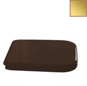 Deski sedesowe - Kerasan Waldorf Deska sedesowa wolnoopadająca, orzech zawiasy złote 418740 - miniaturka - grafika 1