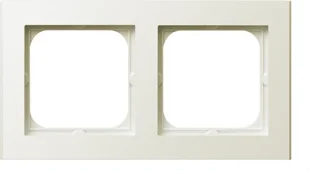 Ospel Ramka SONATA Podwójna ecru - Klawisze i ramki - miniaturka - grafika 2