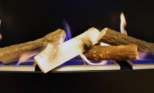 Globmetal Trade Sp. z o.o. Polana drewno ceramiczne do biokominka - Akcesoria kominkowe - miniaturka - grafika 3