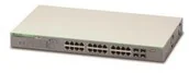 Switche - Allied Telesyn Allied 24 port 10/100/1000TX PoE + Plus 4 X 100/1000 SFP WebSmart Switch 185 W PoE Budget EU power cord AT-GS950/28PS-50 - miniaturka - grafika 1