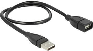 Delock Kabel USB Cable USB 2.0 A male A female ShapeCable 0.5 m - 83499 - Kable USB - miniaturka - grafika 2