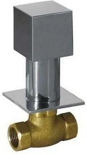 Tres Cuadro Zawór odcinający z gwintem 3/4 chrom 1.07.511 - Zawory i kraniki - miniaturka - grafika 4