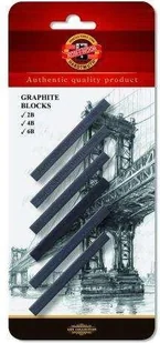 Koh I Noor Węgiel W Sztyfcie 4390/2B,4B,6B 7X7Mm - Kredki, ołówki, pastele i pisaki Koh I Noor Węgiel W Sztyfcie 4390/2B,4B,6B 7X7Mm - Kredki, ołówki, pastele i pisaki - miniaturka - grafika 2