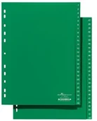 Przekładki do segregatorów - DURABLE Przekładka A4 zielone, nadrukowane indeksy, 1-52 - miniaturka - grafika 1