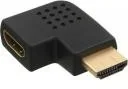 Adaptery i przejściówki - InLine Adapter AV HDMI męski - żeński boczny kątowy lewy pozłacany 17600S - miniaturka - grafika 1