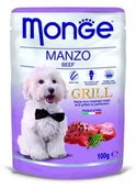 Mokra karma dla psów - Monge Dog Grill Wołowina 100G - miniaturka - grafika 1