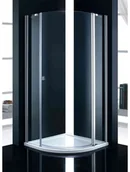 Kabiny prysznicowe - Swiac Humia 90x90 P Plus prawa szkło transparentne - miniaturka - grafika 1