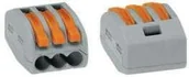 Kostki, złączki, wtyczki - Wago Złączka uniwersalna 3-przewodowa z dźwigniami 3x0,08-2,5 mm2 222-413 - miniaturka - grafika 1