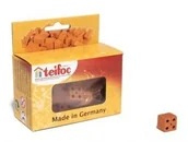 Klocki - Teifoc TEI 906701 - Cegiełki połówki czerwone 30 szt. - miniaturka - grafika 1