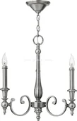 Lampy sufitowe - Elstead Lighting Lampa wisząca YORKTOWN kol. ANTYCZNY Nikiel (HK/YORKTOWN3) - Hinkley - - miniaturka - grafika 1