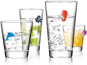 Pozostałe akcesoria barmańskie - Tescoma ZNACZKI NA SZKLANKI MYDRINK 12 SZT, OCEAN 308820 - miniaturka - grafika 1