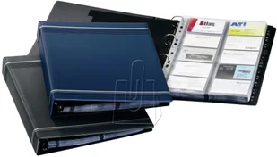 Durable Wizytownik Visifix 400 wizytówek granatowy 238807 - Wizytowniki - miniaturka - grafika 3