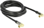 Kable - Delock Kabel Anteny SAT 88916 [1x złącze męskie antenowe 75 1x złącze żeńskie antenowe 75 ] 85 dB 3 m pozłacane styki czarny - miniaturka - grafika 1