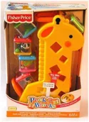 Klocki - Fisher Price Żyrafa pełna klocków - miniaturka - grafika 1