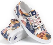 Trampki damskie - DVS obuwie damskie AVERSA WOS TAN BLUE - miniaturka - grafika 1