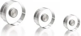 MAGNETOPLAN Designerskie magnesy, średnica 20 x 10 mm, siła przyczepności około 1,6 kg, akryl/przezroczysty 1680020 - Magnesy - miniaturka - grafika 2