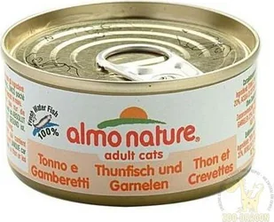 Almo Nature Tuńczyk z krewetkami puszka 6x70g - Mokra karma dla kotów - miniaturka - grafika 2