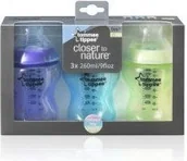 Butelki dla niemowląt - Tommee Tippee Butelka Dekorowana 3 x 260ml BOY 42241677 - miniaturka - grafika 1