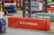 Kolejki i akcesoria - Faller Kontener Hi-Cube 40 HYUNDAI 180849 - miniaturka - grafika 1