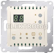 Regulatory i termostaty - Simon KONTAKT DTRNW.01/41 Regulator temperatury z wyświetlaczem z czujnikiem wew - miniaturka - grafika 1