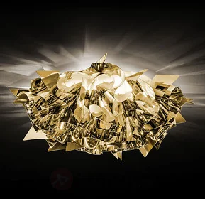 Slamp Fantazyjna lampa sufitowa VELI MINI, złota - Lampy sufitowe Slamp Fantazyjna lampa sufitowa VELI MINI, złota - Lampy sufitowe - miniaturka - grafika 1