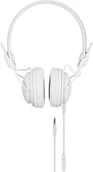 Słuchawki - Xqisit Premium Stereo Headset Jack 3,5 mm White - miniaturka - grafika 1