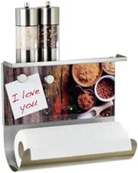 Wieszaki łazienkowe - Wenko Uchwyt na ręcznik papierowy SPICE 3 w 1 B01DVPWGAW - miniaturka - grafika 1