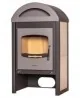Wkłady kominkowe - HS Flamingo piecyk MELAND 9 kW beżowe boki - miniaturka - grafika 1