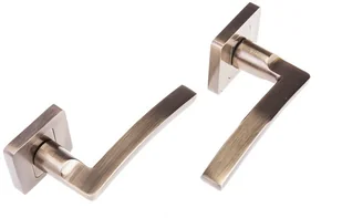 Kuchinox Klamka drzwiowa Madera krótki szyld satyna/chrom - Klamki - miniaturka - grafika 2