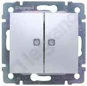 Wyłączniki światła i elektryczne - Legrand Valena Łącznik świecznikowy podświetlany 770128 - miniaturka - grafika 1