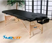 Stoły i łóżka do masażu - MOVIT MOVIT MARKOWE Łóżko do masażu CZARNE + TORBA STÓŁ - miniaturka - grafika 1