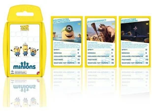 Winning Moves TOP TRUMPS Gra karciana Minionki WGWINK0UC011448 - Gry karciane - miniaturka - grafika 3