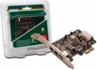 Części i akcesoria do laptopów - Digitus Kontroler FIREWIRE 800, PCI EXPRESS ADD-ON CARD IEEE 1394b DS-30203-2 - miniaturka - grafika 1