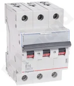 Bezpieczniki elektryczne - Legrand Wyłącznik nadprądowy S 303 B 16 3P 16 A 6 kA - 403402 - miniaturka - grafika 1
